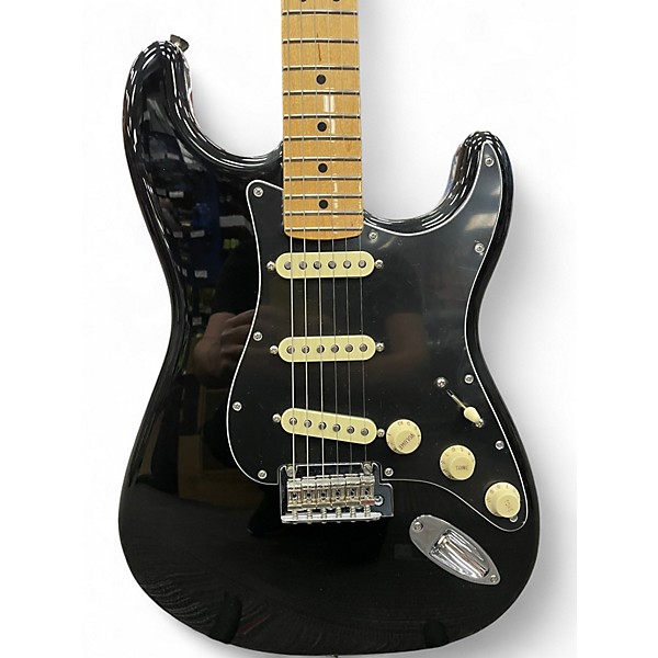 Used 2021 Fender Player Stratocaster Black Solid Body Electric Guitar