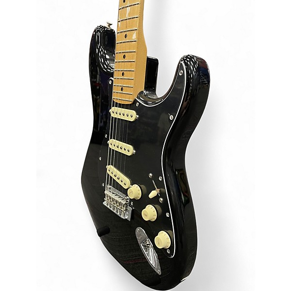 Used 2021 Fender Player Stratocaster Black Solid Body Electric Guitar