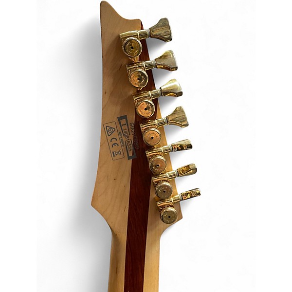 Used Ibanez SIX27FDBG Iron Label 7 String Natural Solid Body Electric Guitar