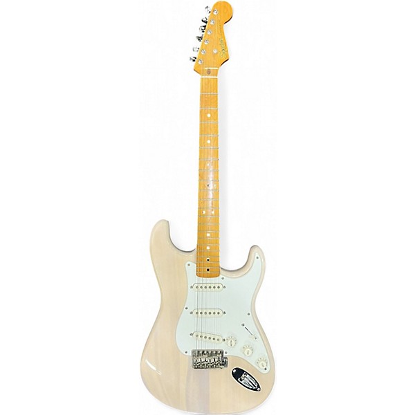 Used Squier CLASSIC VIBE '50S STRATOCASTER White Blonde Solid Body Electric Guitar