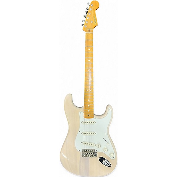 Used Squier CLASSIC VIBE '50S STRATOCASTER White Blonde Solid Body Electric Guitar