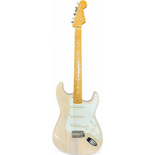 Used Squier CLASSIC VIBE '50S STRATOCASTER White Blonde Solid Body Electric Guitar