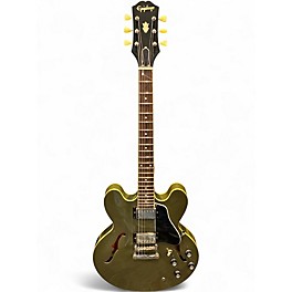 Used Epiphone ES335 Royal Olive Hollow Body Electric Guitar