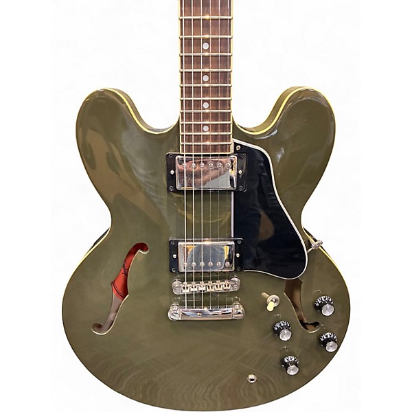 Used Epiphone ES335 Royal Olive Hollow Body Electric Guitar