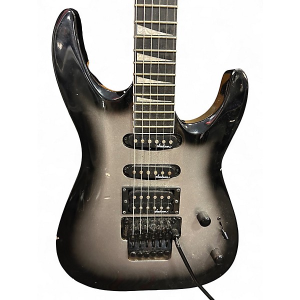 Used Jackson JS34Q Dinky Silverburst Solid Body Electric Guitar