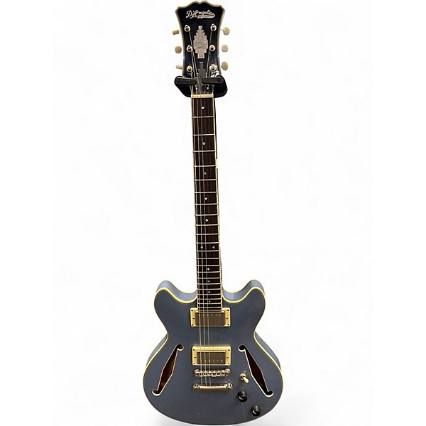 Used D'Angelico EXCEL MINI DC TOUR Blue Hollow Body Electric Guitar