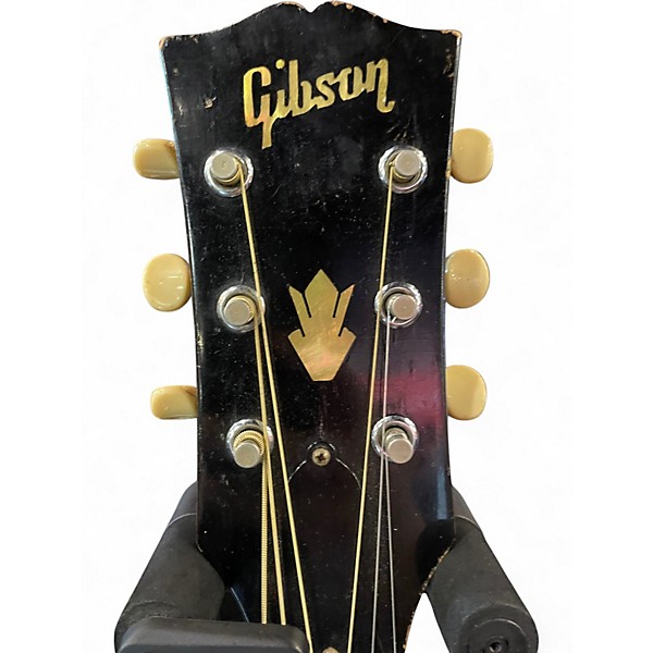 Vintage 1968 Gibson SJ Sunburst Acoustic Electric Guitar