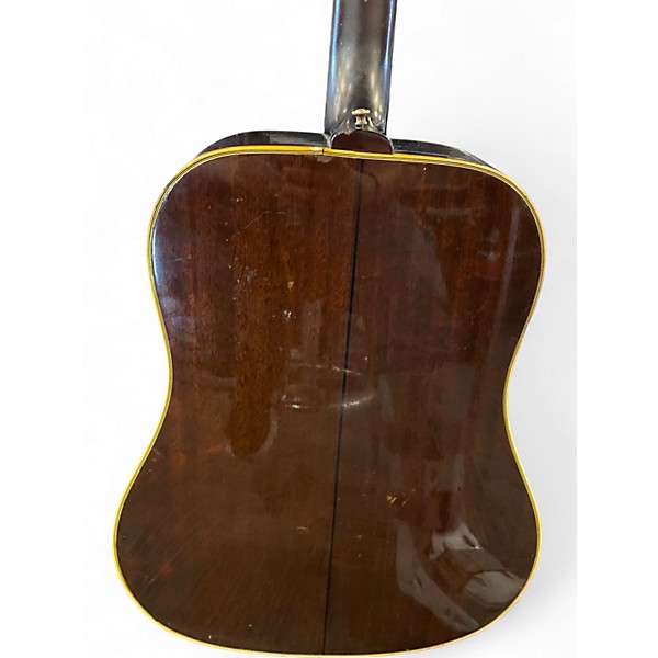 Vintage 1968 Gibson SJ Sunburst Acoustic Electric Guitar