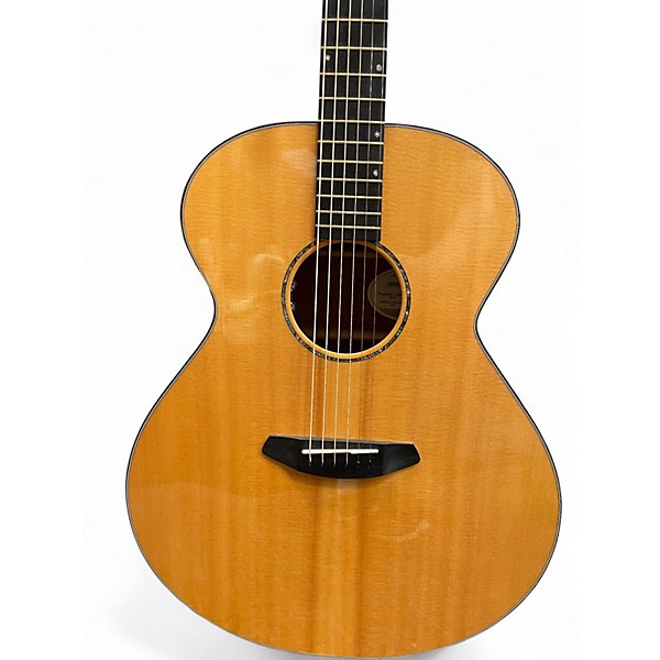 Used 2014 Breedlove Premier Jumbo Mahogany Natural Acoustic Electric Guitar