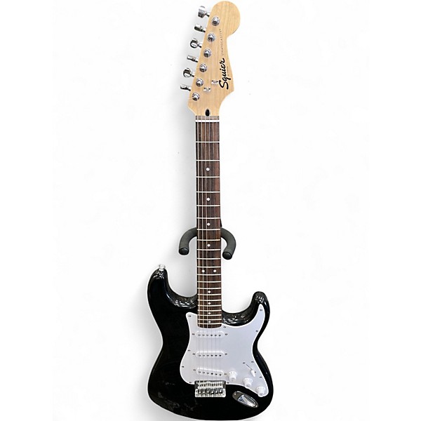 Used Squier Affinity Stratocaster Black Solid Body Electric Guitar