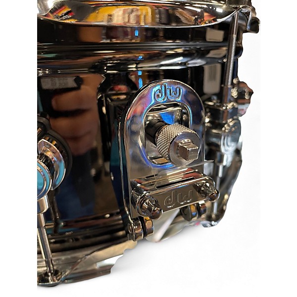 Used DW 6.5X14 Design Series Black Nickel over Brass Black Drum