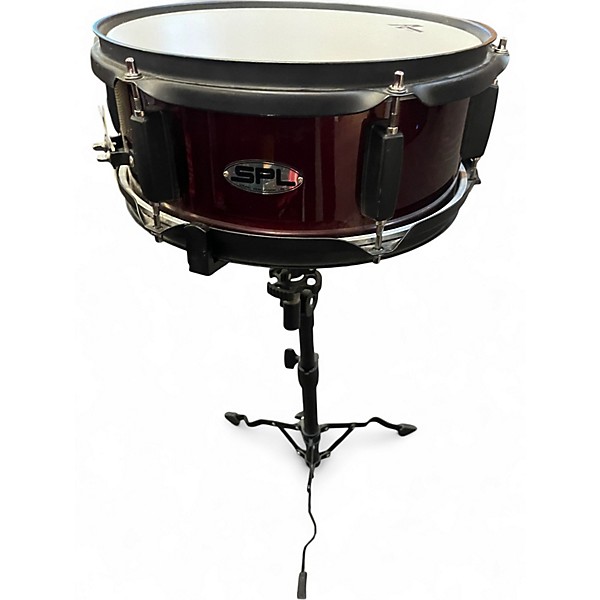 Used SPL 12in LIL KICKER SNARE Metallic Red Drum