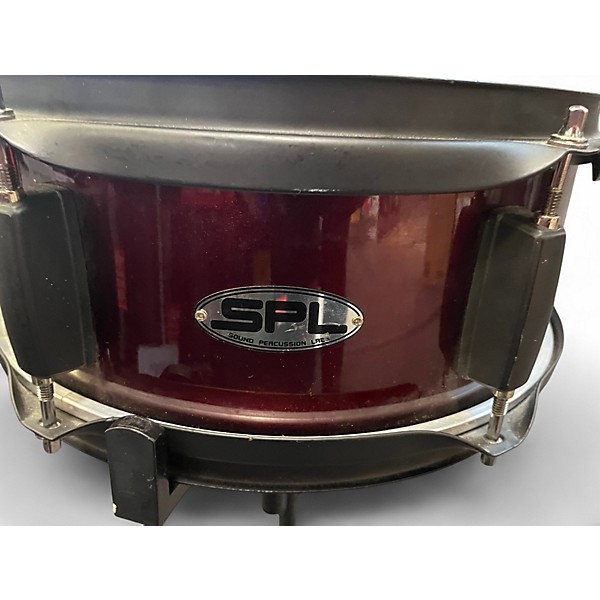 Used SPL 12in LIL KICKER SNARE Metallic Red Drum