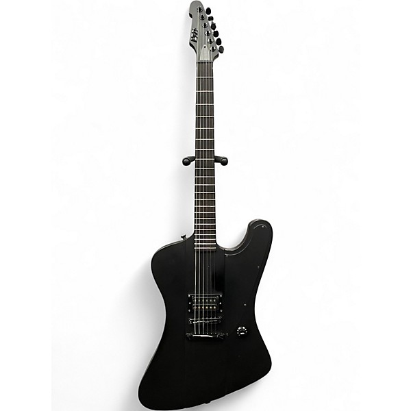 Used ESP LTD Phoenix Black Metal Black Solid Body Electric Guitar