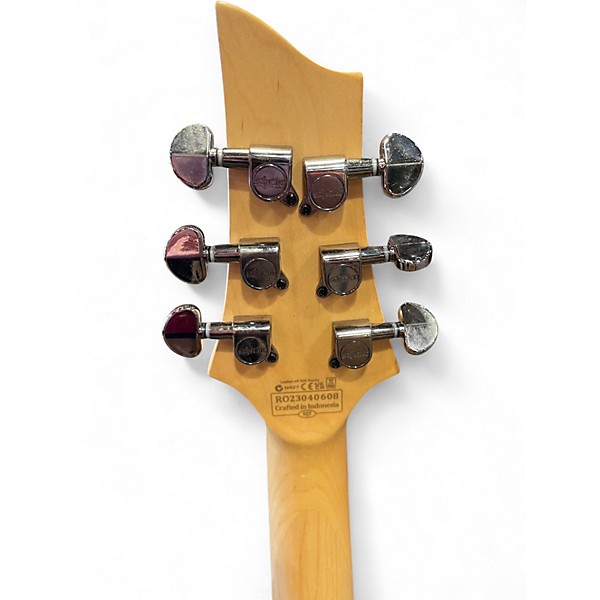 Used Schecter Guitar Research Omen Extreme 6 Floyd Rose Vintage Sunburst Solid Body Electric Guitar