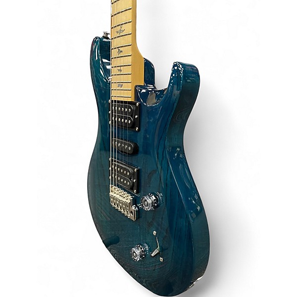 Used PRS SE Swamp Ash Special Blue Solid Body Electric Guitar