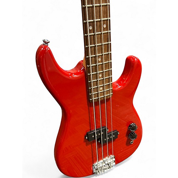 Used Kay Gremlin Candy Apple Red Electric Bass Guitar