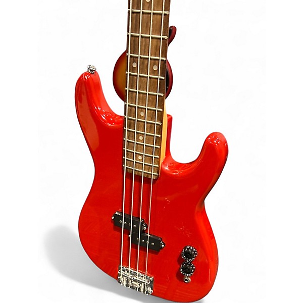 Used Kay Gremlin Candy Apple Red Electric Bass Guitar