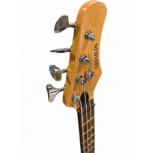 Used Kay Gremlin Candy Apple Red Electric Bass Guitar