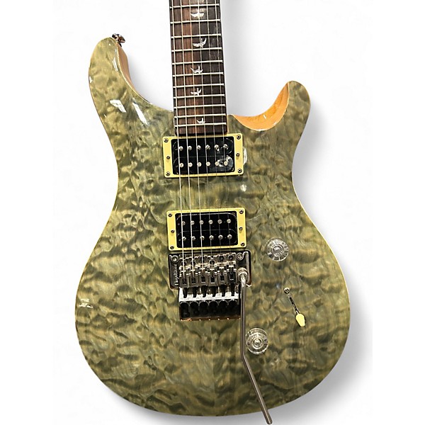 Used PRS SE Custom 24 Green Solid Body Electric Guitar