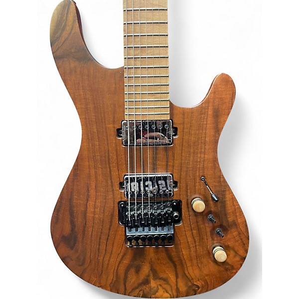 Used Mayones Regius 7 Pro Custom Walnut Solid Body Electric Guitar