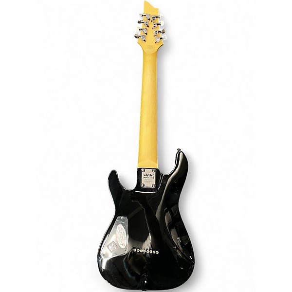 Used Schecter Guitar Research Omen 8 Black Solid Body Electric Guitar