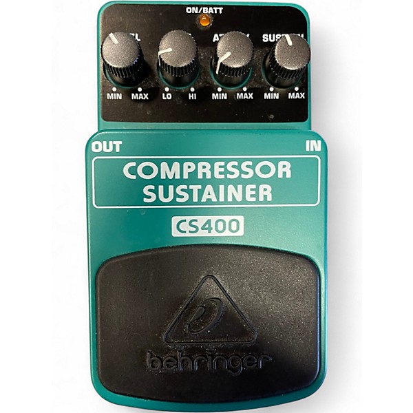 Used Behringer CS400 Compressor Sustainer Effect Pedal