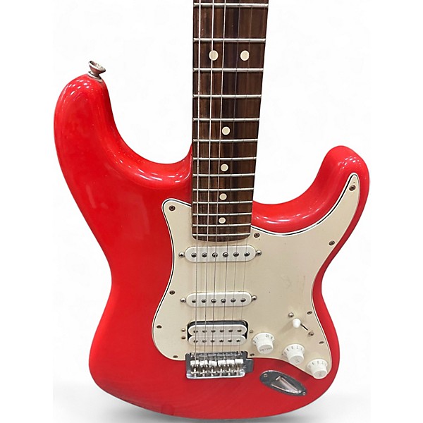 Used Fender Player Stratocaster HSS Fiesta Red Solid Body Electric Guitar