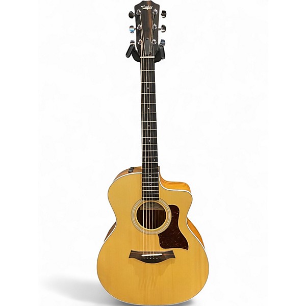 Used Taylor 214CE Natural Acoustic Electric Guitar