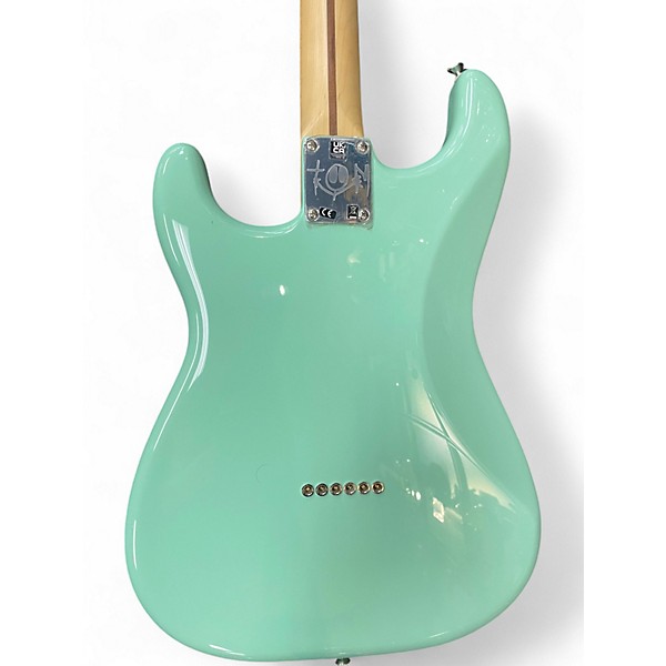Used Fender Tom Delonge Signature Stratocaster Seafoam Green Solid Body Electric Guitar
