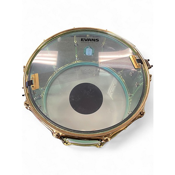Used SJC Drums 14in Custom Emerald Green Drum