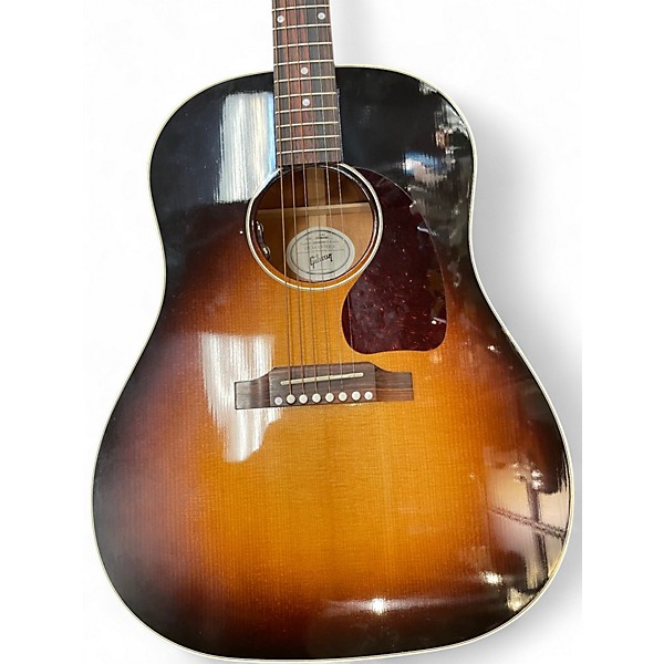 Used Gibson J45 Standard Vintage Sunburst Acoustic Electric Guitar
