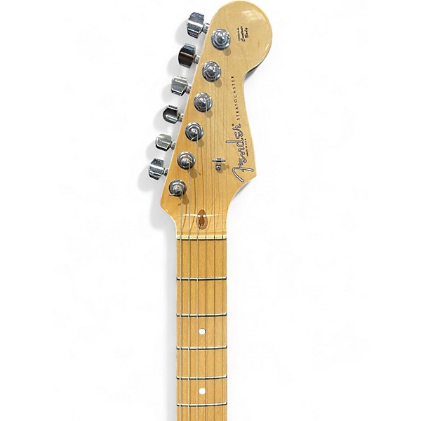 Used Fender American Standard Stratocaster Olympic White Solid Body Electric Guitar