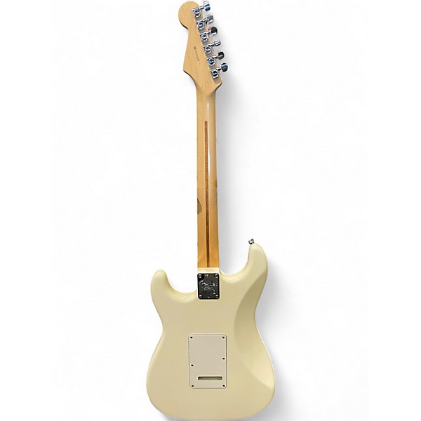 Used Fender American Standard Stratocaster Olympic White Solid Body Electric Guitar