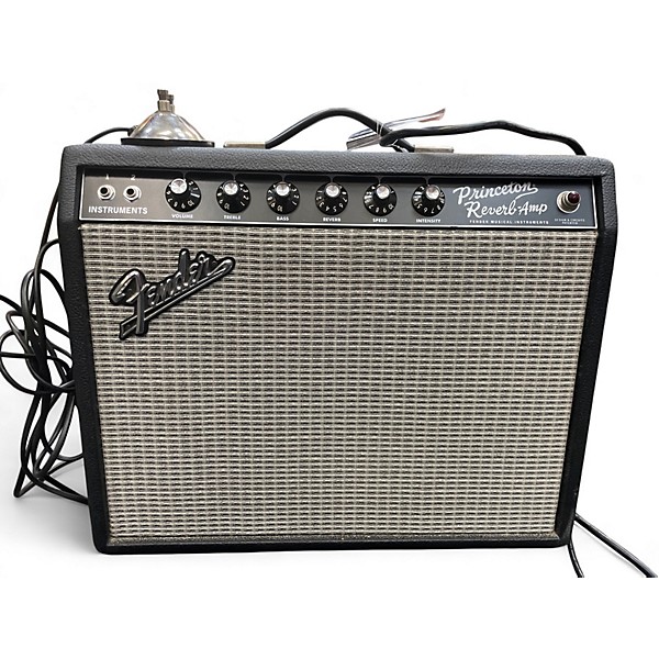 Used Fender 1965 Princeton Reverb 15W 1x10 Tube Guitar Combo Amp