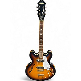 Used Epiphone Casino 2 Color Sunburst Hollow Body Electric Guitar