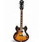 Used Epiphone Casino 2 Color Sunburst Hollow Body Electric Guitar thumbnail