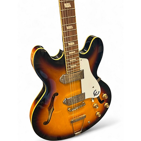 Used Epiphone Casino 2 Color Sunburst Hollow Body Electric Guitar