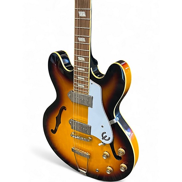 Used Epiphone Casino 2 Color Sunburst Hollow Body Electric Guitar