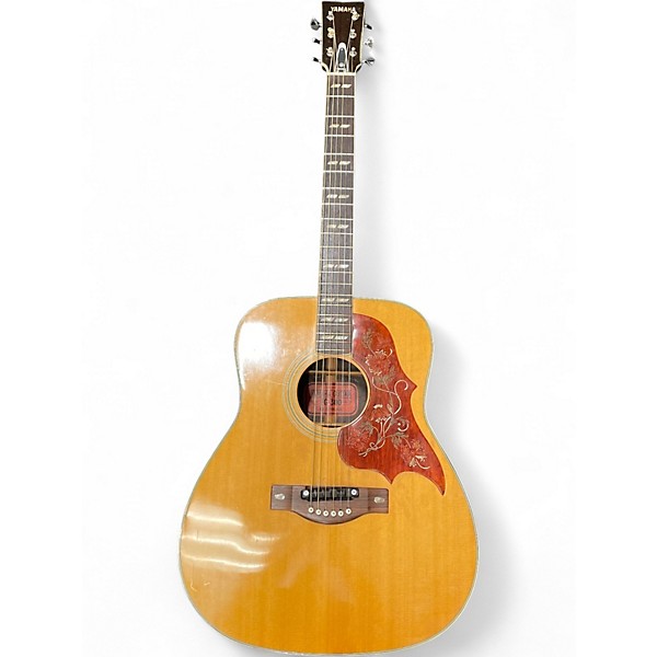 Used 1970s Yamaha fg300 Natural Acoustic Guitar