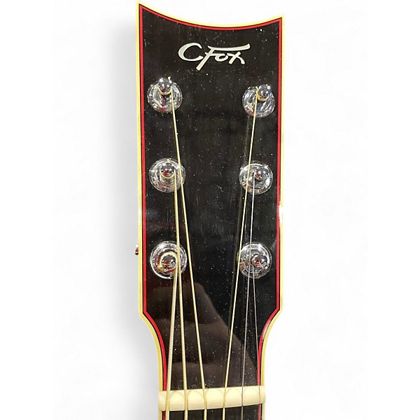 Used Charles Fox SJ SONOMA Natural Acoustic Electric Guitar