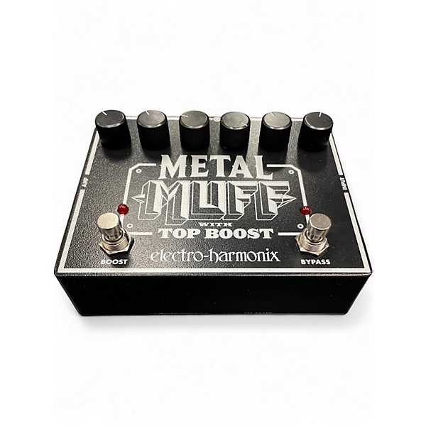Used Electro-Harmonix Metal Muff Distortion With Top Boost Effect Pedal