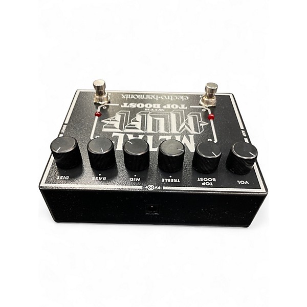 Used Electro-Harmonix Metal Muff Distortion With Top Boost Effect Pedal