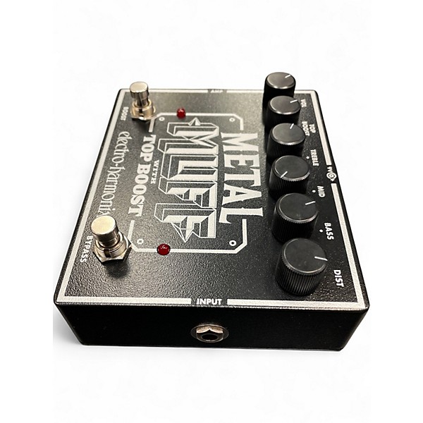 Used Electro-Harmonix Metal Muff Distortion With Top Boost Effect Pedal