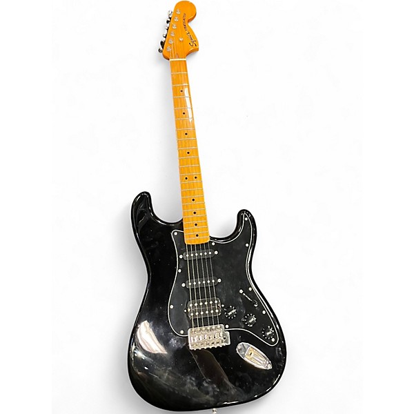 Used Squier Classic Vibe Stratocaster Black Solid Body Electric Guitar