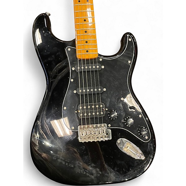 Used Squier Classic Vibe Stratocaster Black Solid Body Electric Guitar