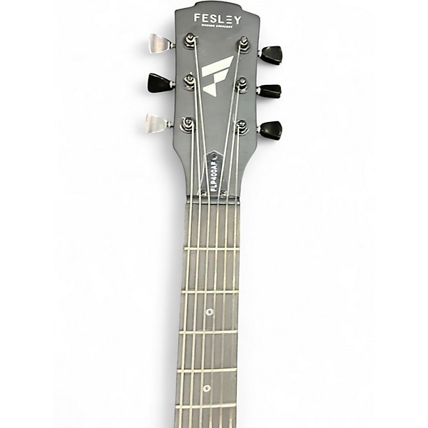 Used Fesley FLP400AF White Solid Body Electric Guitar