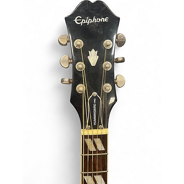 Used Epiphone Hummingbird Pro Sunburst Acoustic Electric Guitar
