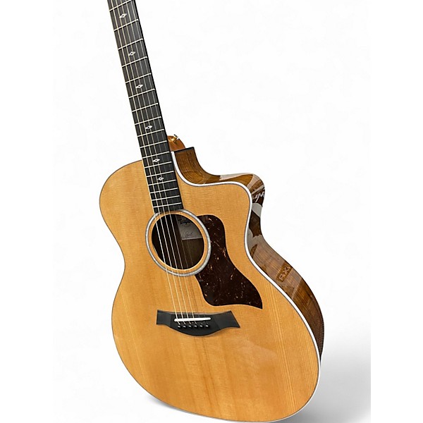 Used Taylor 214ce DLX Sunset Blvd Natural Acoustic Electric Guitar