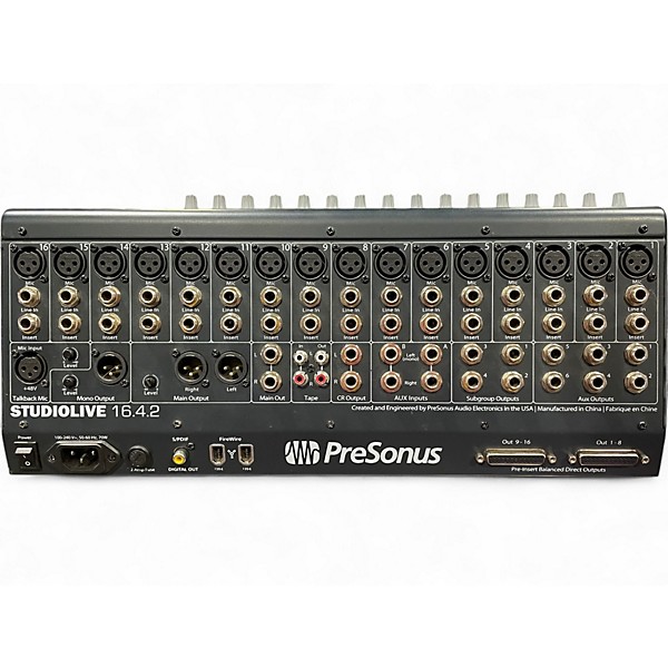 Used PreSonus Studio Live 16.4.2 Digital Mixer